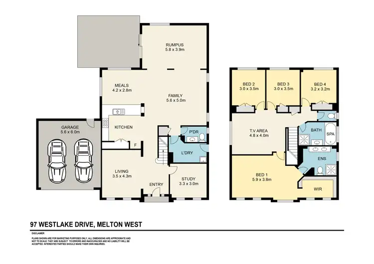 Floorplan of Homely house listing, 97 Westlake Dr, Melton West VIC 3337