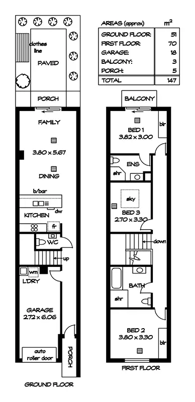 Floorplan of Homely townhouse listing, 9/1-3 Mary Street, Mawson Lakes SA 5095