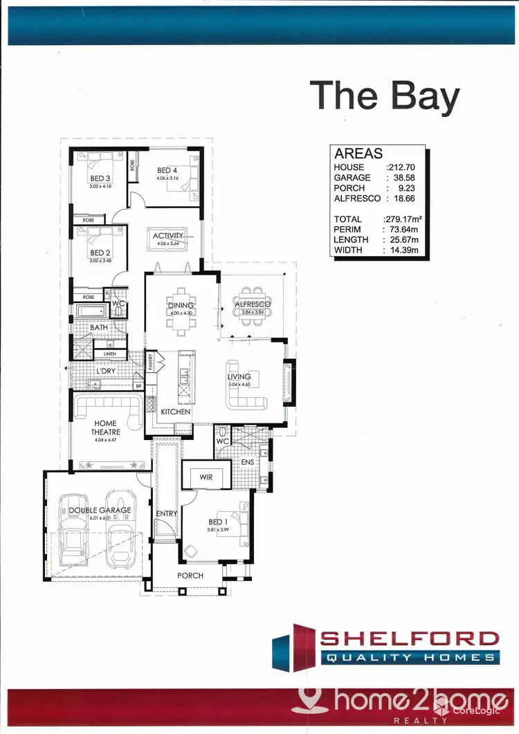 Floorplan of Homely house listing, 15 Tallering Way, Golden Bay WA 6174