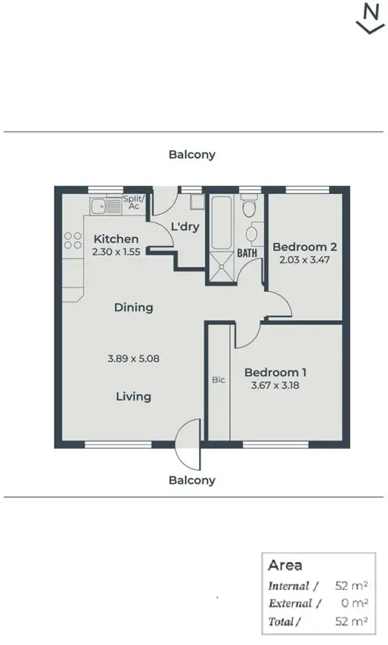 Floorplan of Homely unit listing, 7/42 Exeter Tce, Devon Park SA 5008