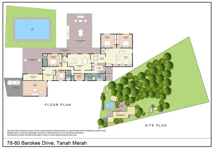 Floorplan of Homely house listing, 78-80 Barokee Drive, Tanah Merah QLD 4128