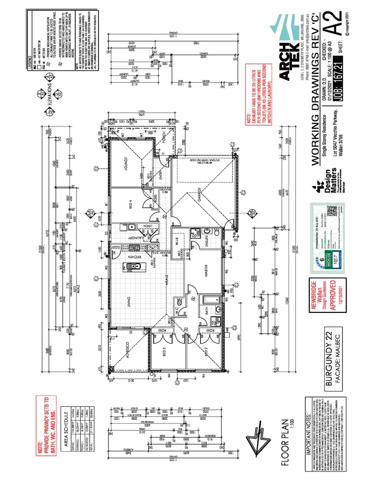 Floorplan of Homely house listing, 13 Vecchio Parkway, Wallan VIC 3756