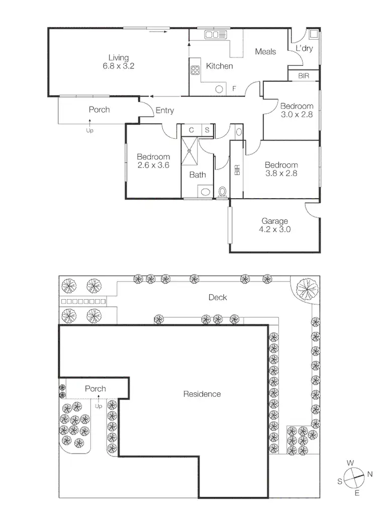 Floorplan of Homely apartment listing, 13/13-17 Kelly Avenue, Hampton East VIC 3188