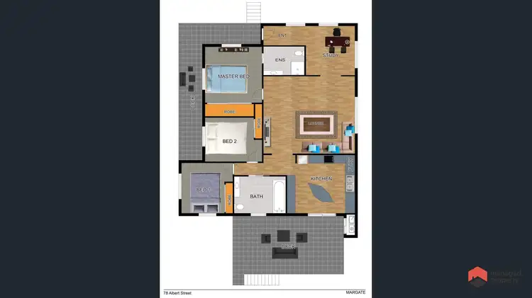 Floorplan of Homely house listing, 78 Albert Street, Margate QLD 4019