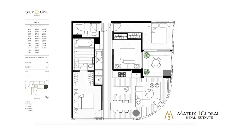 Floorplan of Homely apartment listing, 908/545 Station Street, Box Hill VIC 3128