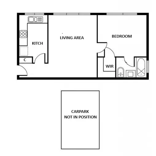 Floorplan of Homely apartment listing, 3/18A Bloomfield Road, Ascot Vale VIC 3032