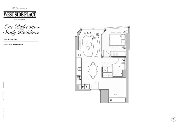 Floorplan of Homely apartment listing, 5711B/639 Little Lonsdale Street, Melbourne VIC 3000