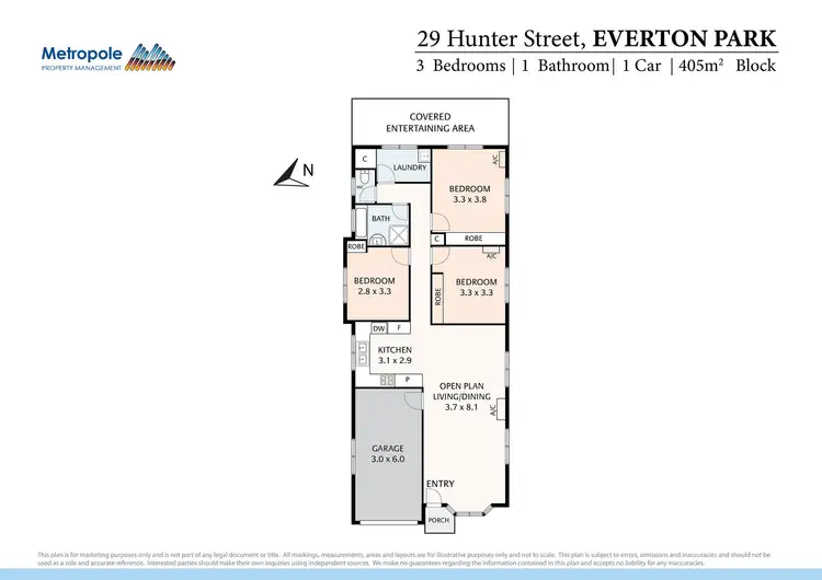 Floorplan of Homely house listing, 29 Hunter Street, Everton Park QLD 4053