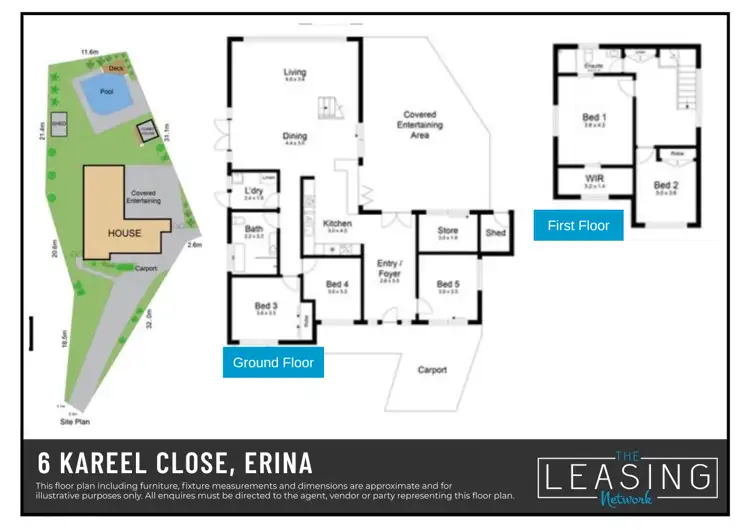 Floorplan of Homely house listing, 6 Kareel Close, Erina NSW 2250