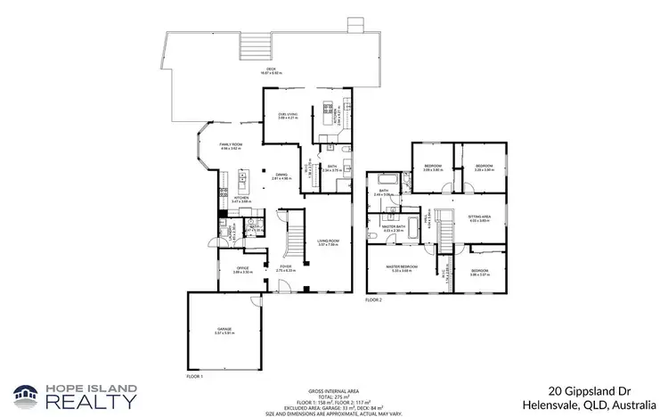 Floorplan of Homely house listing, 20 Gippsland Drive, Helensvale QLD 4212