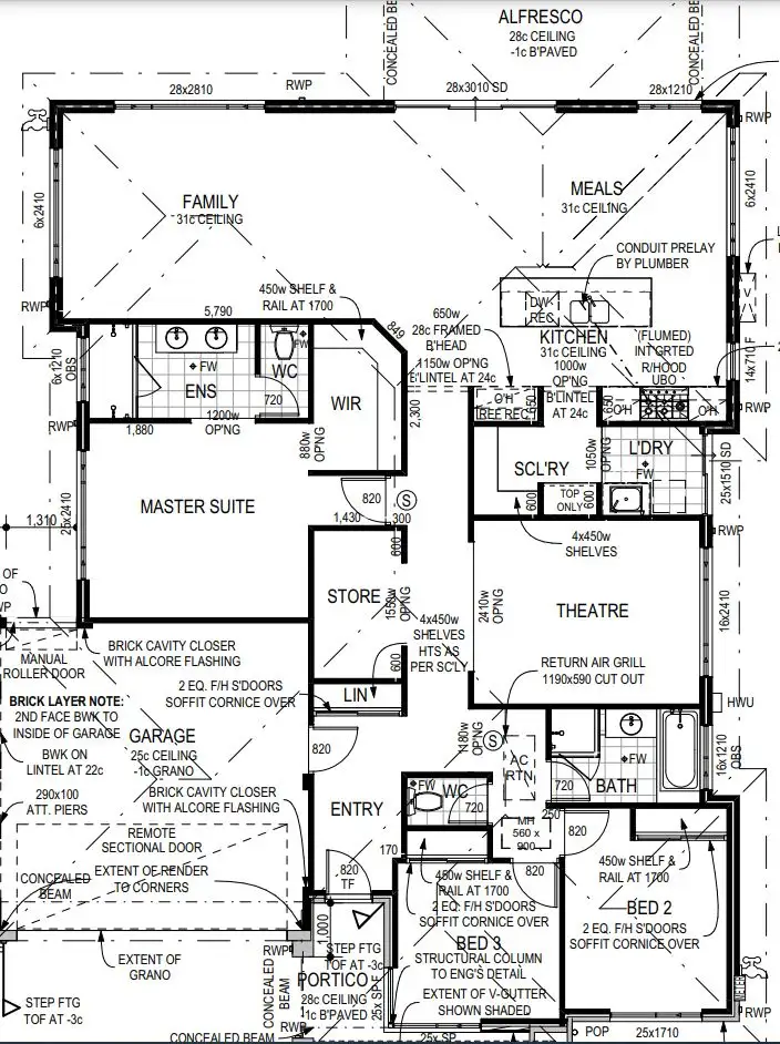 Floorplan of Homely house listing, 36 Evergreen Grove, Forrestfield WA 6058