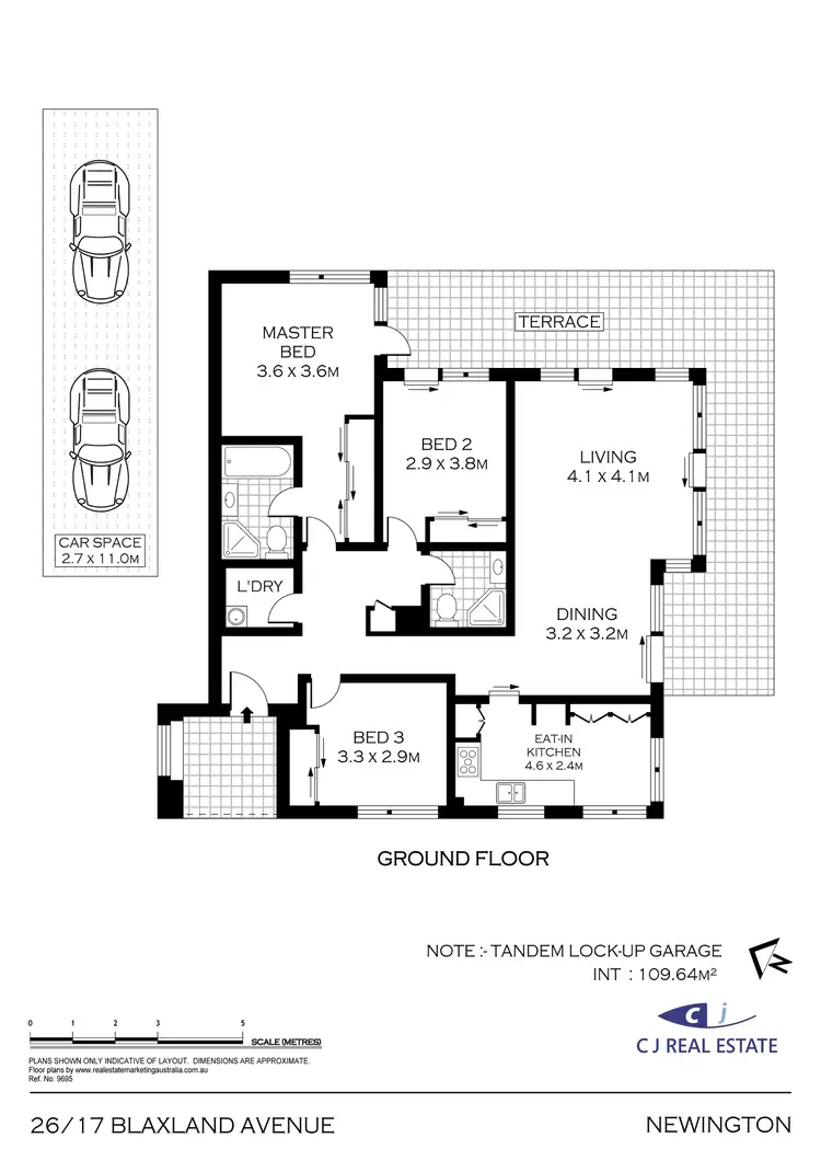 Floorplan of Homely unit listing, 26/17 Blaxland Avenue, Newington NSW 2127