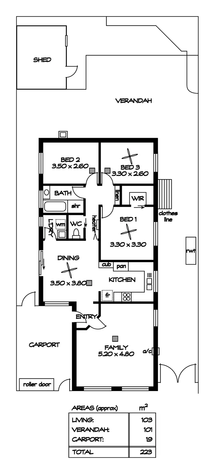 Floorplan of Homely house listing, 7/19 Donegal Street, Salisbury Downs SA 5108