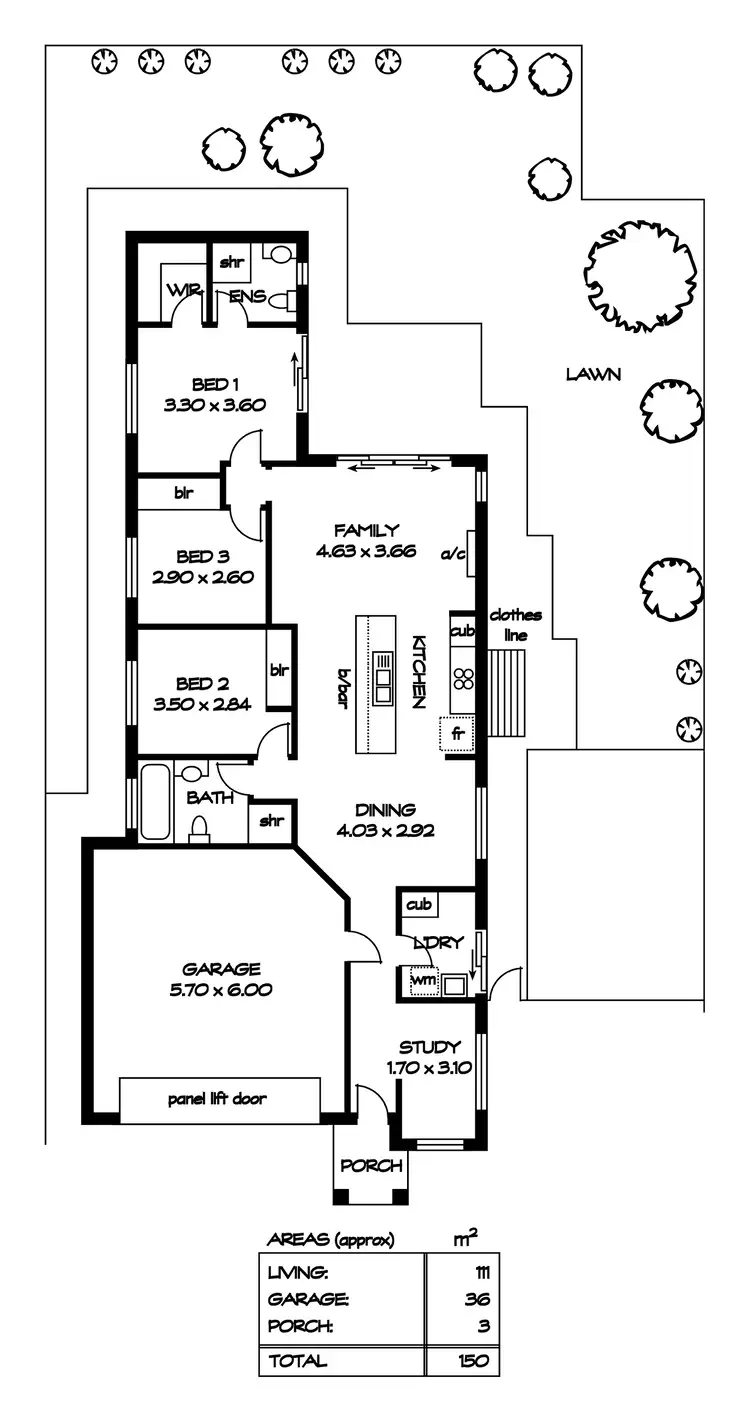 Floorplan of Homely house listing, 16 Riesling Crescent, Andrews Farm SA 5114