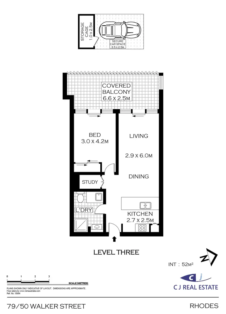 Floorplan of Homely apartment listing, 79/50 Walker Street, Rhodes NSW 2138