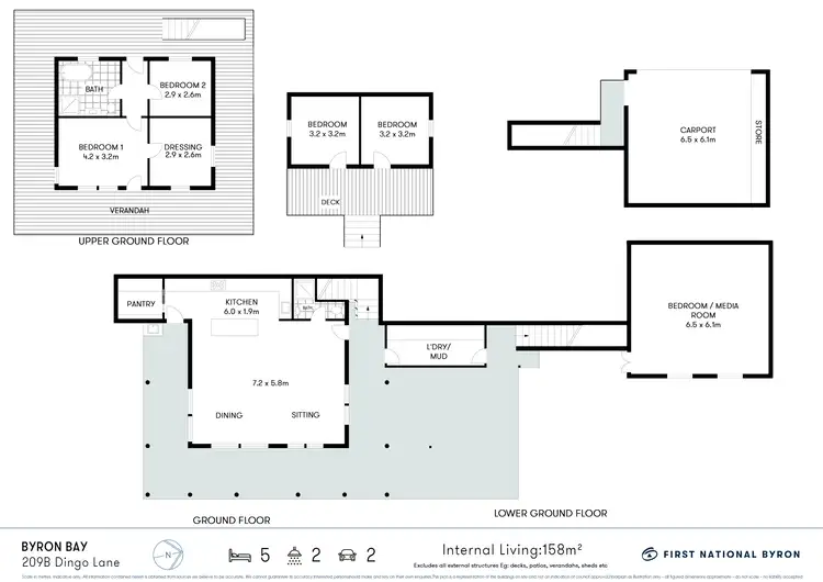 Floorplan of Homely house listing, 209B Dingo Lane, Myocum NSW 2481