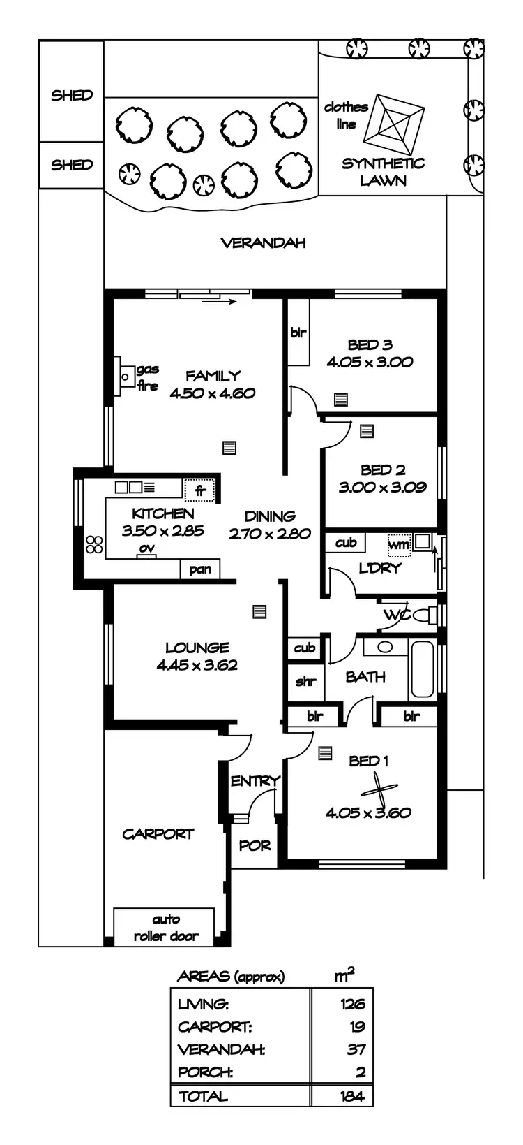 Floorplan of Homely house listing, 10 Springhill Avenue, Oakden SA 5086