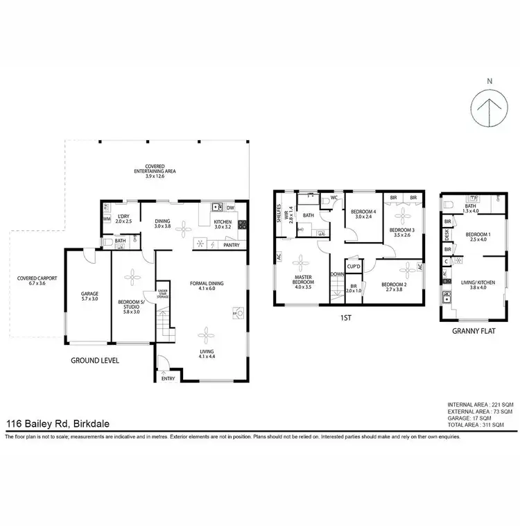 Floorplan of Homely house listing, 116 Bailey Road, Birkdale QLD 4159
