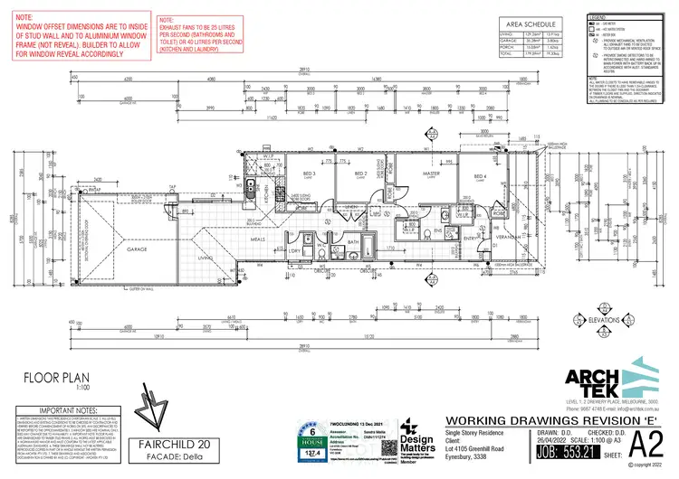 Floorplan of Homely house listing, 509 Green Hill Road, Eynesbury VIC 3338