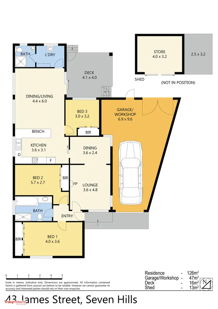 Floorplan of Homely house listing, 43 James St, Seven Hills NSW 2147