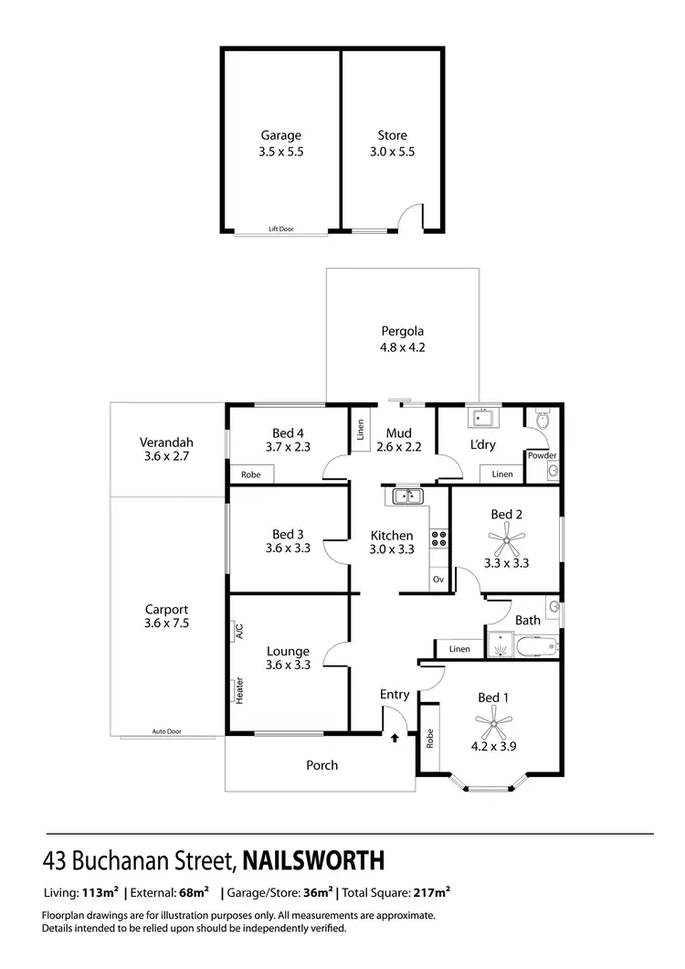 Floorplan of Homely house listing, 43 Buchanan Street, Nailsworth SA 5083