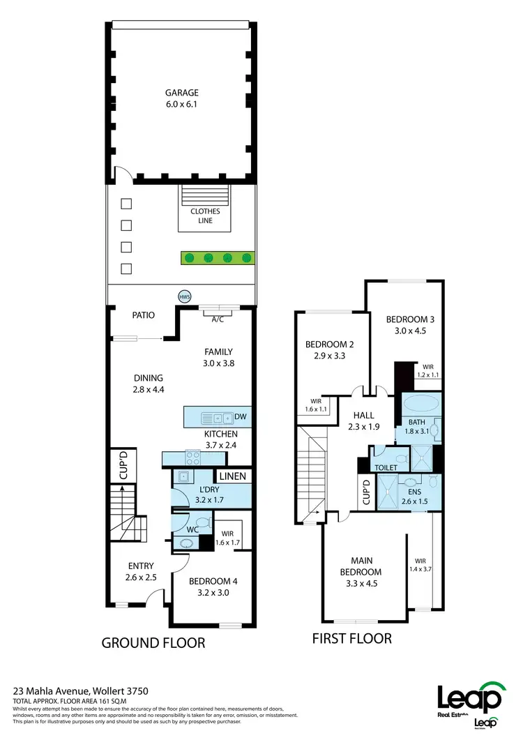 Floorplan of Homely townhouse listing, 23 Mahla Avenue, Wollert VIC 3750