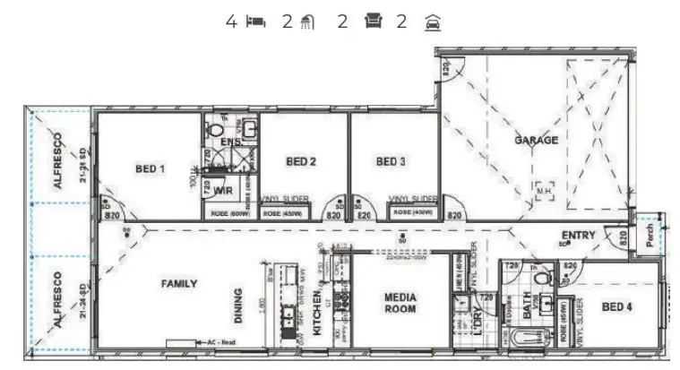 Floorplan of Homely house listing, 6 Ascent St, Griffin QLD 4503