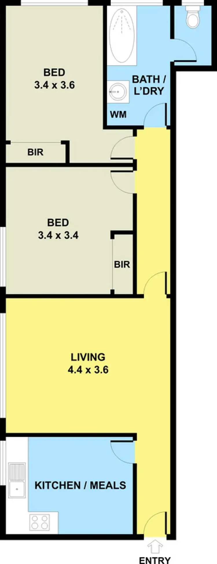 Floorplan of Homely house listing, 11/11 Owen Street, Footscray VIC 3011