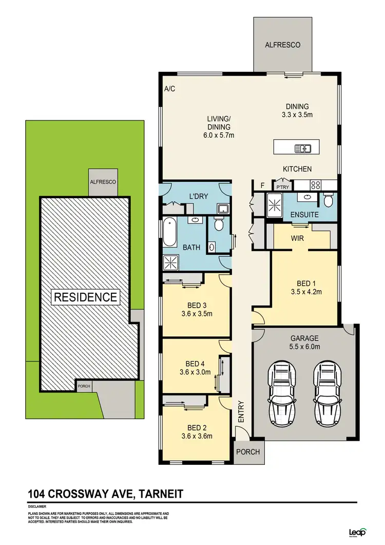 Floorplan of Homely house listing, 104 Crossway Avenue, Tarneit VIC 3029