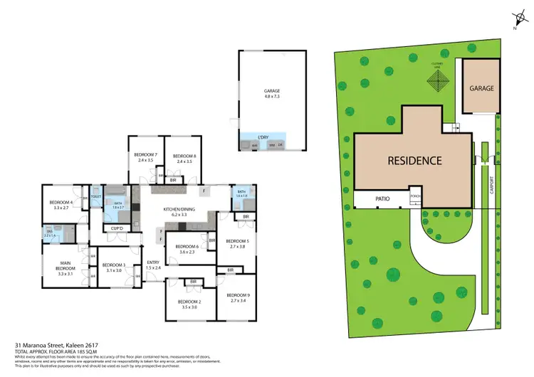 Floorplan of Homely house listing, 31 Maranoa Street, Kaleen ACT 2617