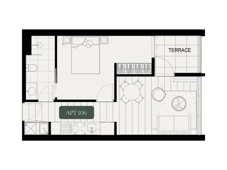 Floorplan of Homely apartment listing, 106/239 Church Street, Richmond VIC 3121