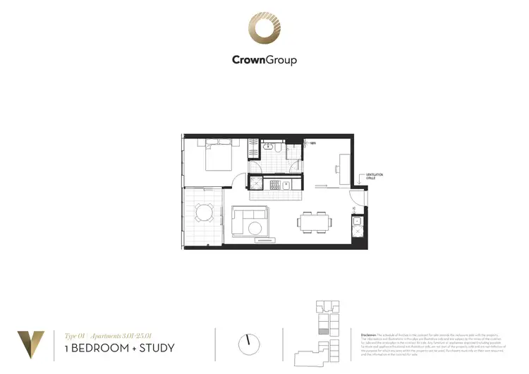 Floorplan of Homely apartment listing, 2301/45 Macquarie Street, Parramatta NSW 2150