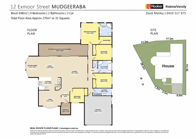 Floorplan of Homely house listing, 12 Exmoor Street, Mudgeeraba QLD 4213