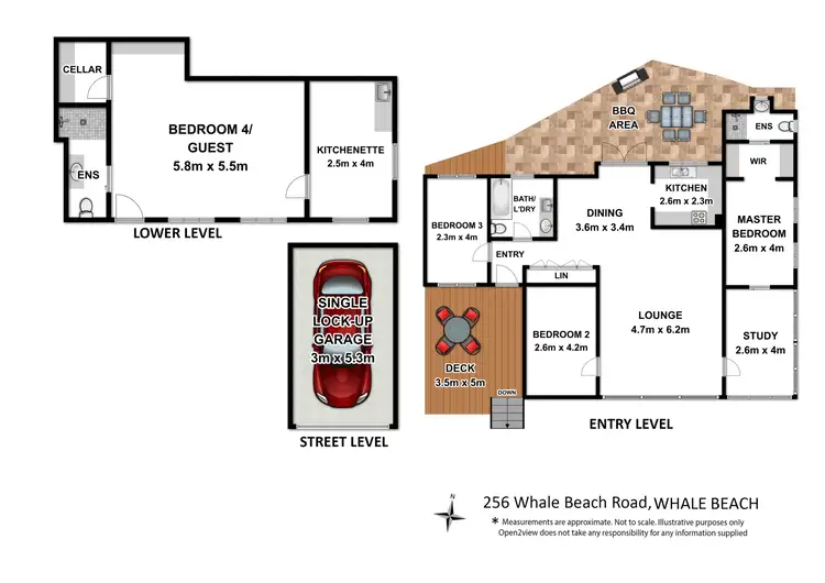 Floorplan of Homely house listing, 256 Whale Beach Road, Whale Beach NSW 2107