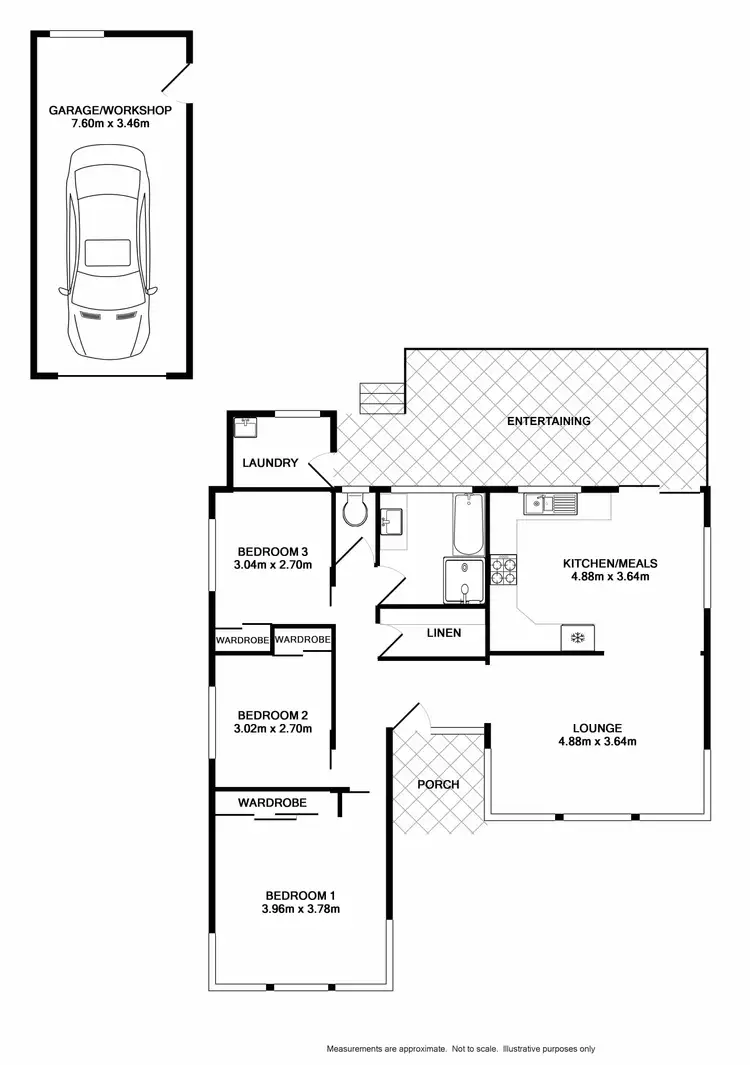 Floorplan of Homely house listing, 2 Cruikshank Avenue, Elderslie NSW 2570