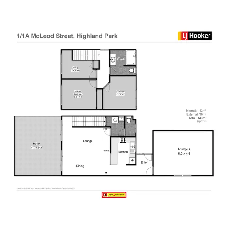 Floorplan of Homely house listing, 1/1A Mcleod Street, Highland Park QLD 4211