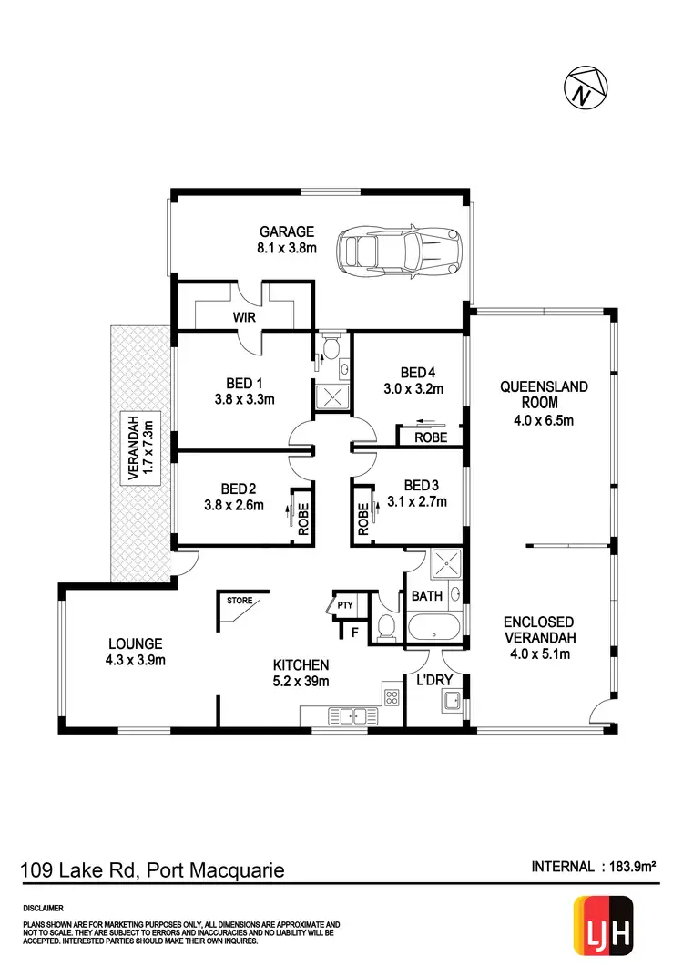 Floorplan of Homely house listing, 109 Lake Road, Port Macquarie NSW 2444