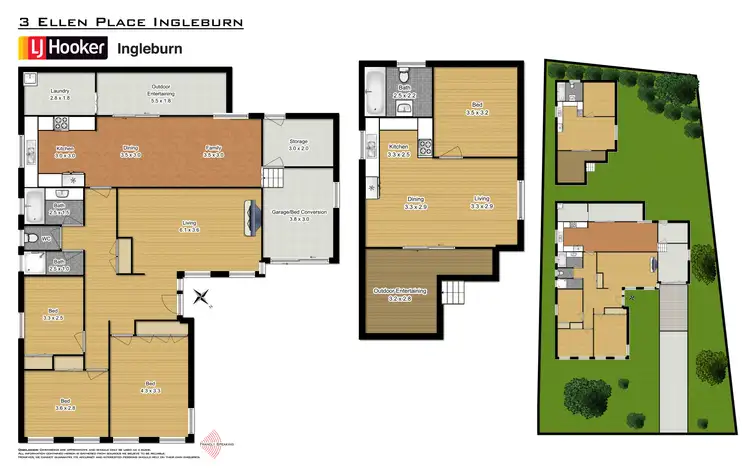 Floorplan of Homely house listing, 3 Ellen Place, Ingleburn NSW 2565