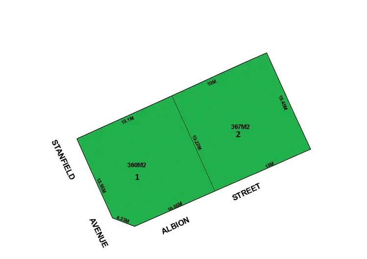 Floorplan of Homely land listing, Allot 2 Albion Street, Windsor Gardens SA 5087