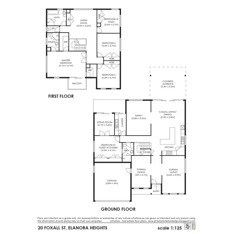 Floorplan of Homely house listing, 20 Foxall Street, Elanora Heights NSW 2101