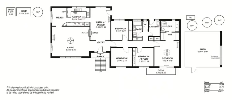 Floorplan of Homely house listing, 60 Emmett Road, Crafers West SA 5152
