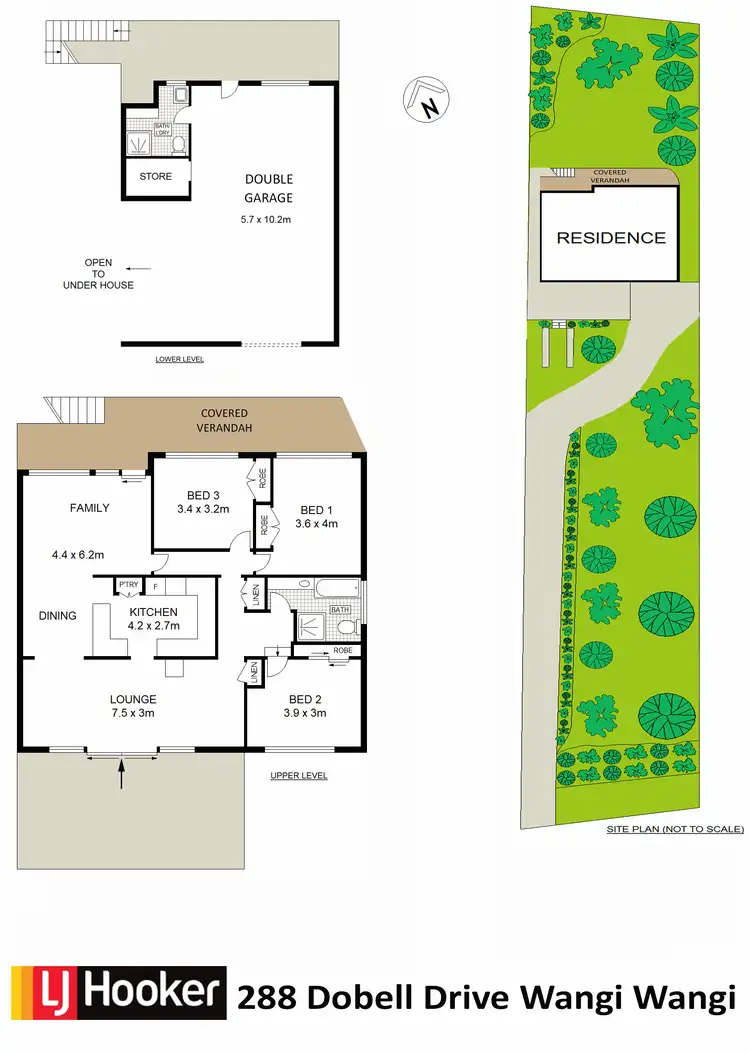 Floorplan of Homely house listing, 288 Dobell Drive, Wangi Wangi NSW 2267