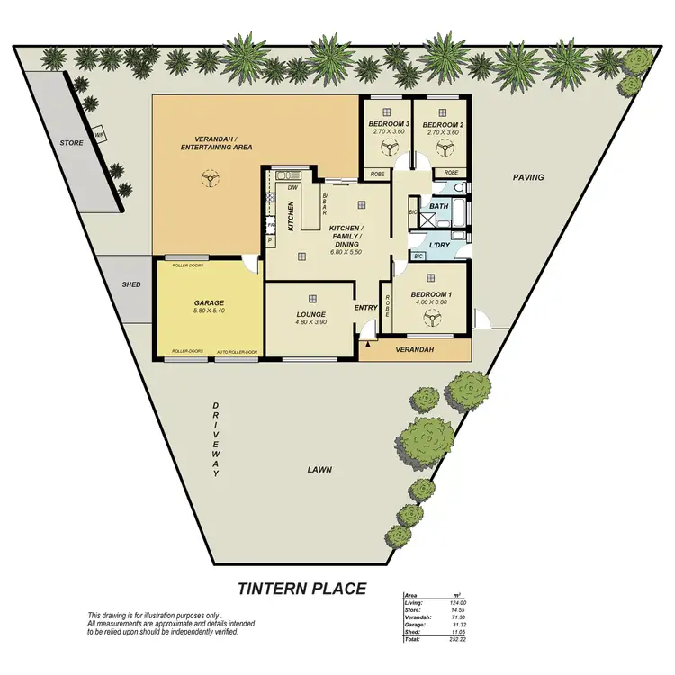 Floorplan of Homely house listing, 11 Tintern Place, Salisbury Heights SA 5109