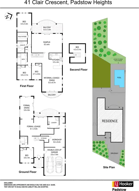Floorplan of Homely house listing, 41 Clair Crescent, Padstow Heights NSW 2211