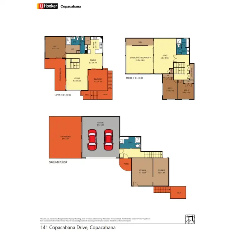 Floorplan of Homely house listing, 141 Copacabana Drive, Copacabana NSW 2251