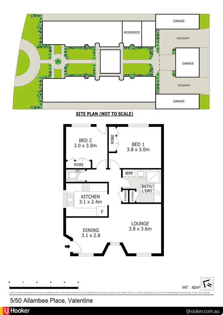 Floorplan of Homely villa listing, 5/50 Allambee Place, Valentine NSW 2280