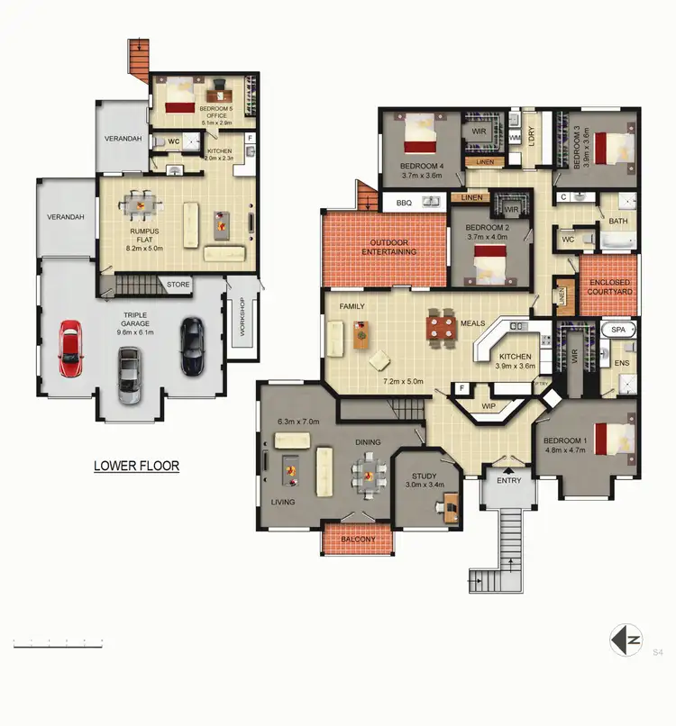 Floorplan of Homely house listing, 5 Lobelia Close, Jerrabomberra NSW 2619