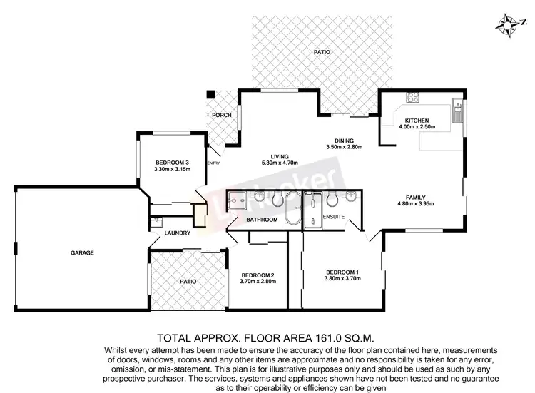 Floorplan of Homely house listing, 41 Golden Avenue, Calamvale QLD 4116
