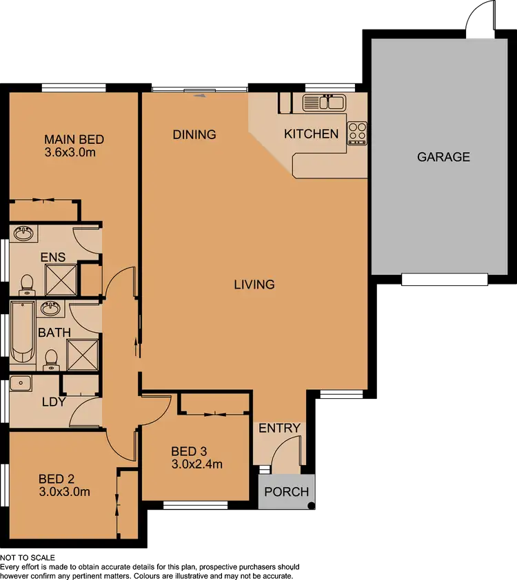 Floorplan of Homely house listing, 3/44 Fellows Street, Seaford VIC 3198