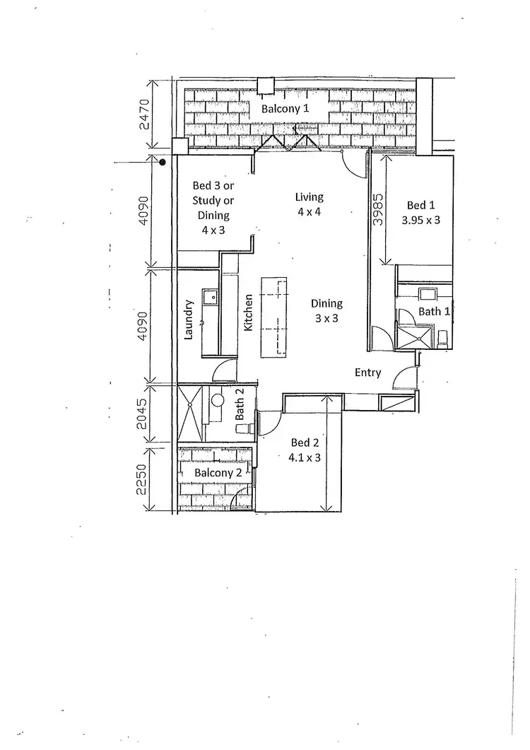 Floorplan of Homely apartment listing, 2/44-46 King William Road, Goodwood SA 5034